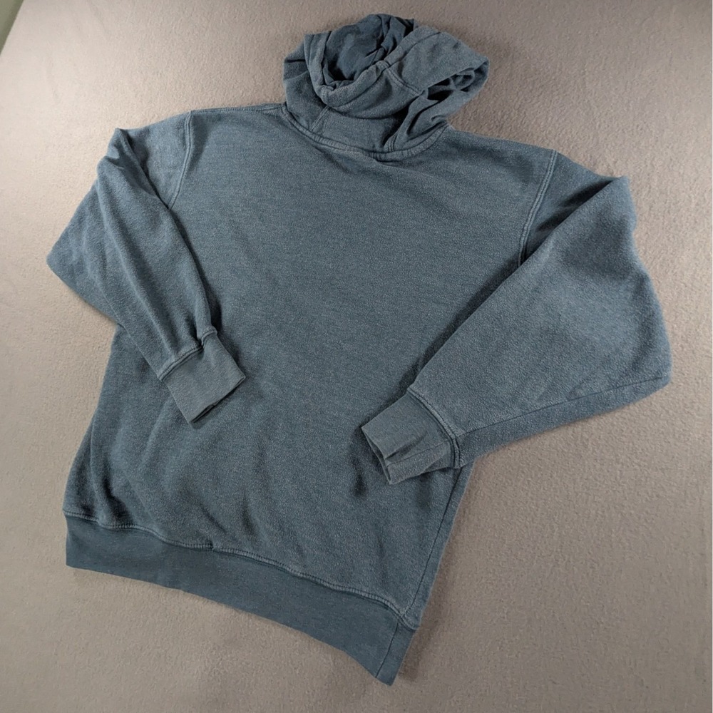 Ariat Womens Real Graphic‎ Logo Hood Sweatshirt Size Small Heathered Blue - Picture 8 of 10